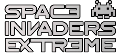 Space Invaders Extreme title screen for Nintendo DS